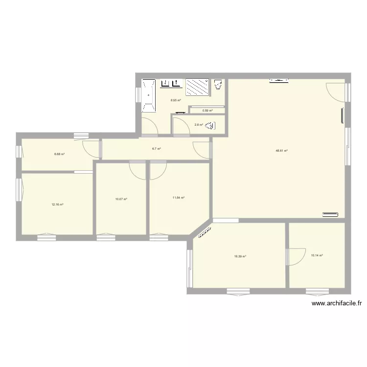 maison. Plan de maison. Plan de