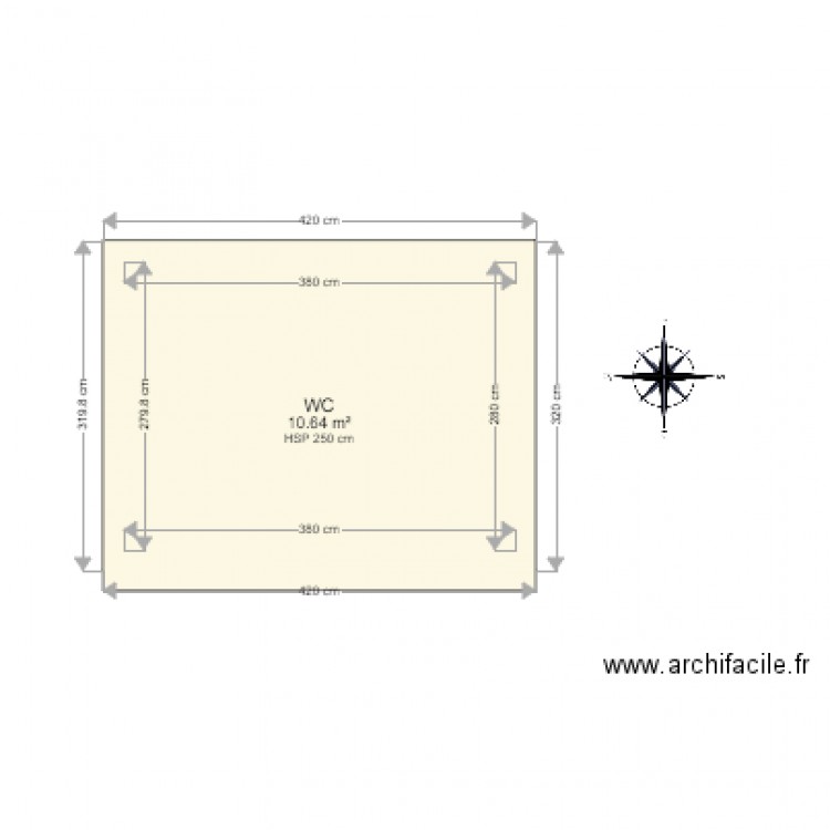 plan wc pmr. Plan de 0 pièce et 0 m2