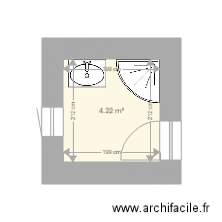 salle de bain AUCHUI. Plan de 0 pièce et 0 m2