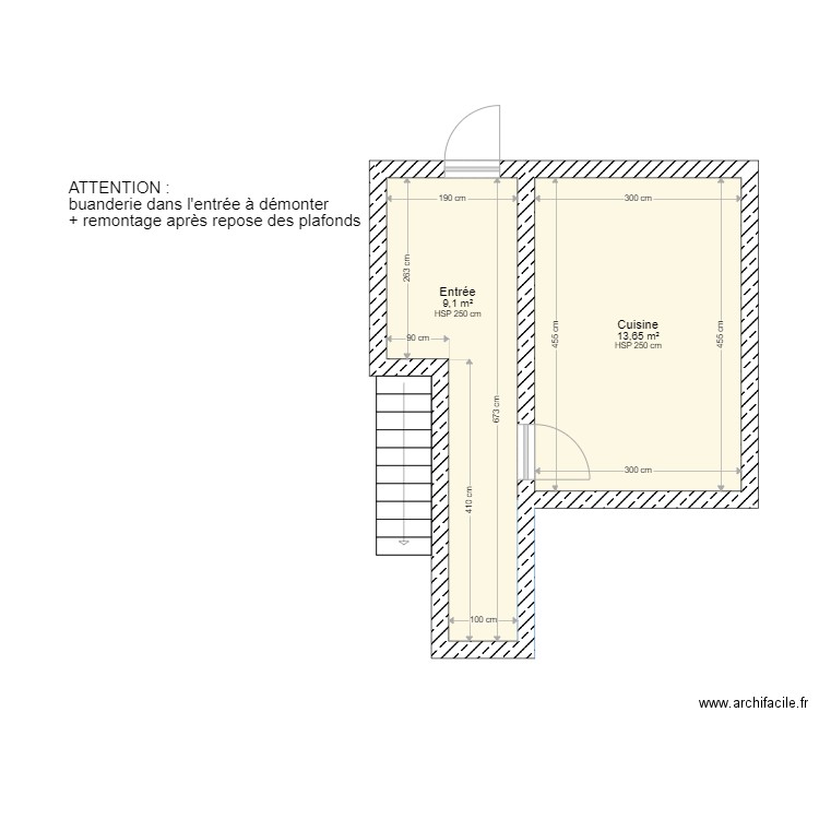 PLAN HENRION M0213743. Plan de 2 pièces et 23 m2