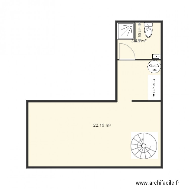 mezza 52. Plan de 0 pièce et 0 m2