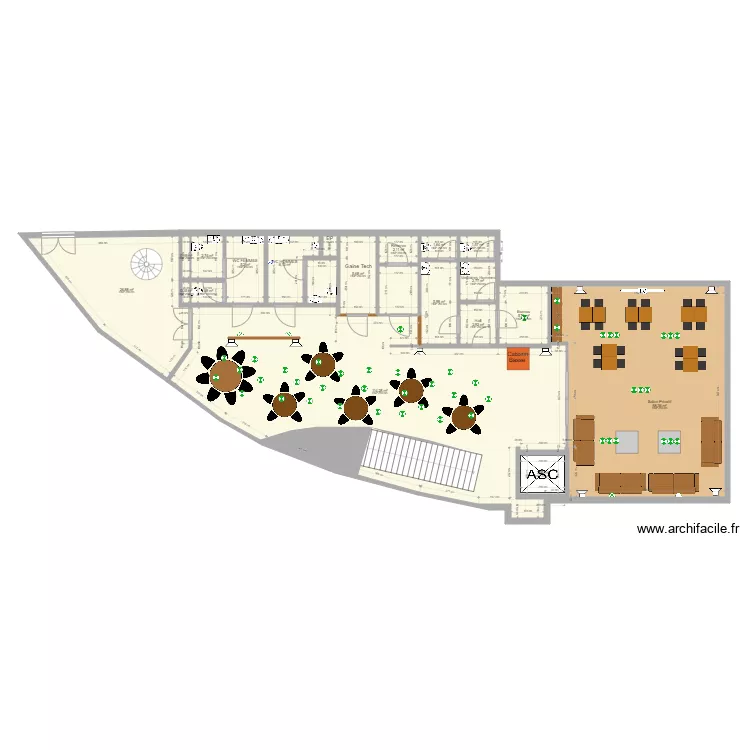 WOODS BOURGOIN R1. Plan de 