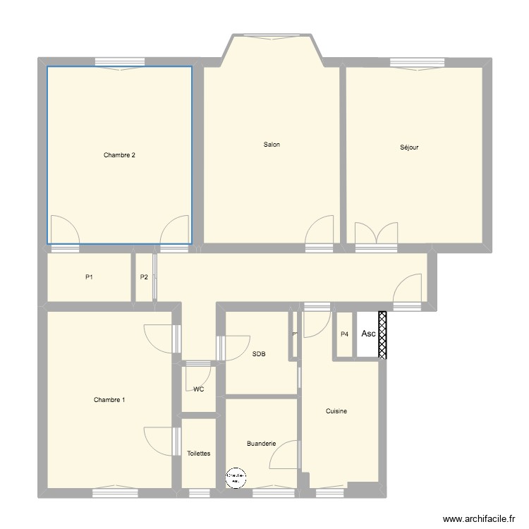 Poitiers. Plan de 0 pièce et 0 m2