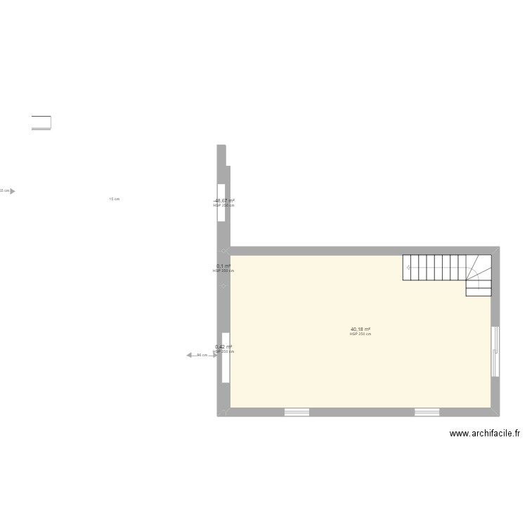 callian extension sous sol. Plan de 0 pièce et 0 m2