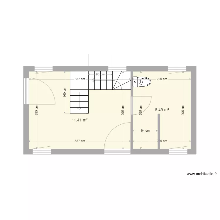 Cottun Entr&eacute;e. Plan de 