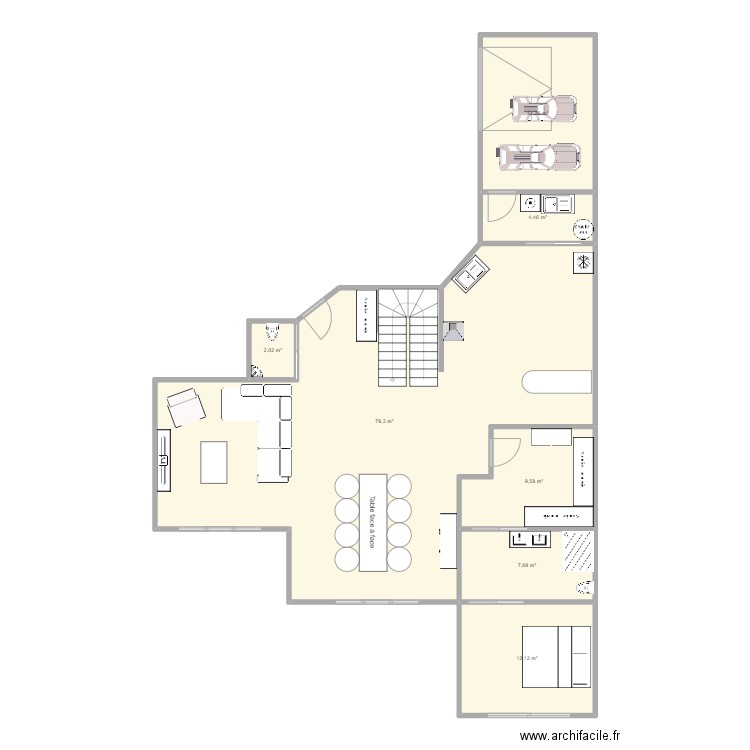 UZEL. Plan de 0 pièce et 0 m2