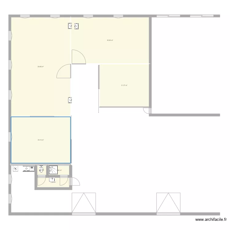 miellerie1. Plan de 