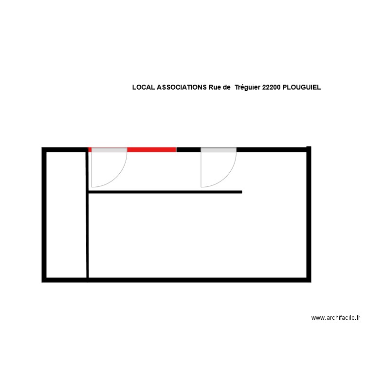 MAIRIE DE PLOUGUIEL. Plan de 0 pièce et 0 m2