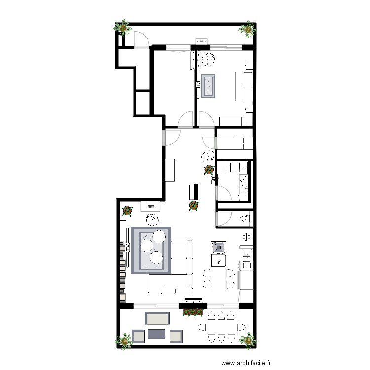 7 Plan d aménagement final. Plan de 0 pièce et 0 m2