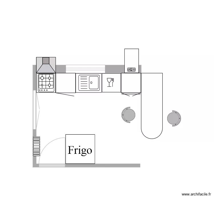 Cuisine Conque. Plan de Cuisine Conque. Plan de