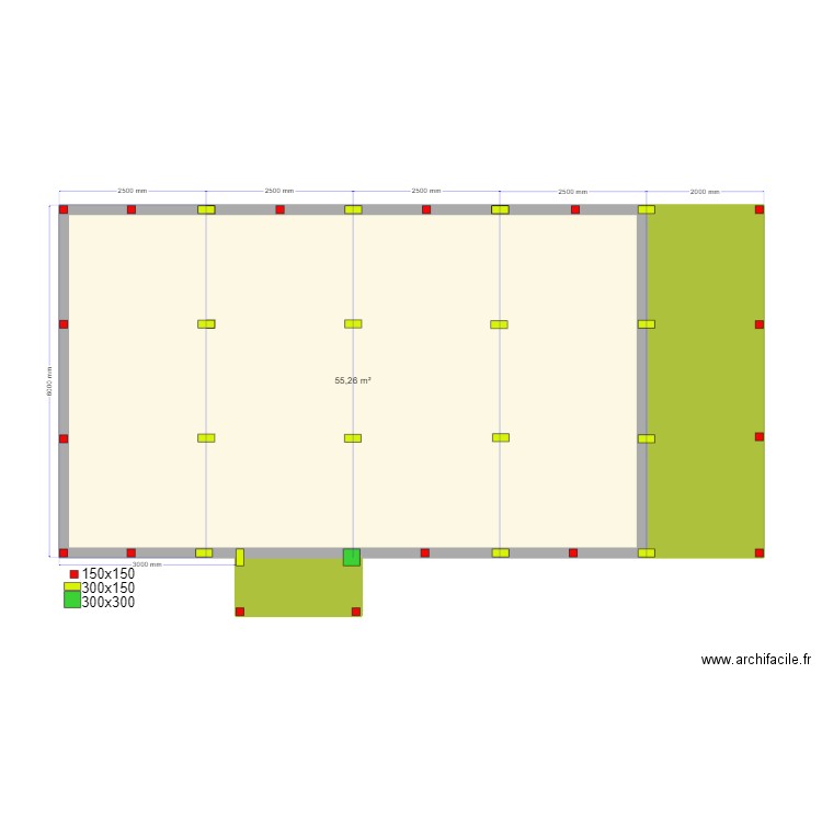 Семенково Сваи. Plan de 0 pièce et 0 m2