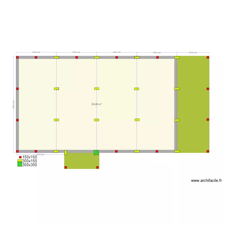 Семенково Сваи. Plan de 