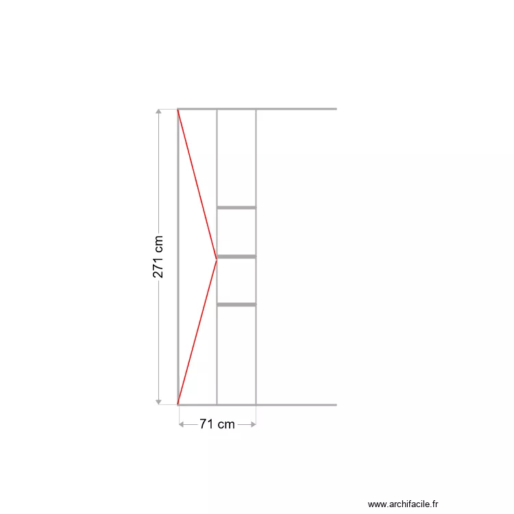 placard entr&eacute;e lauriston. Plan de 
