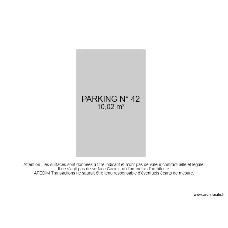BI 12181 - PARKING. Plan de BI 12181 - PARKING. Plan de