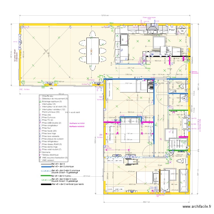 Plan Défintif Partie Cuisine 300720. Plan de 0 pièce et 0 m2