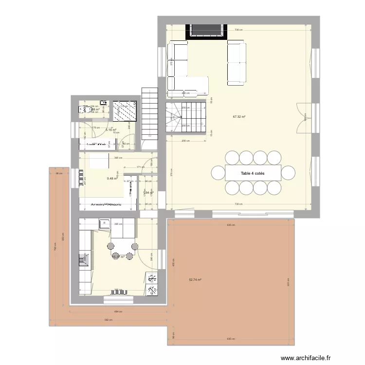 Beuzeville Pimpage. Plan de 