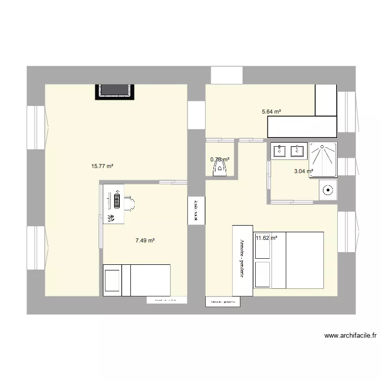 verrière. Plan de verrière. Plan de