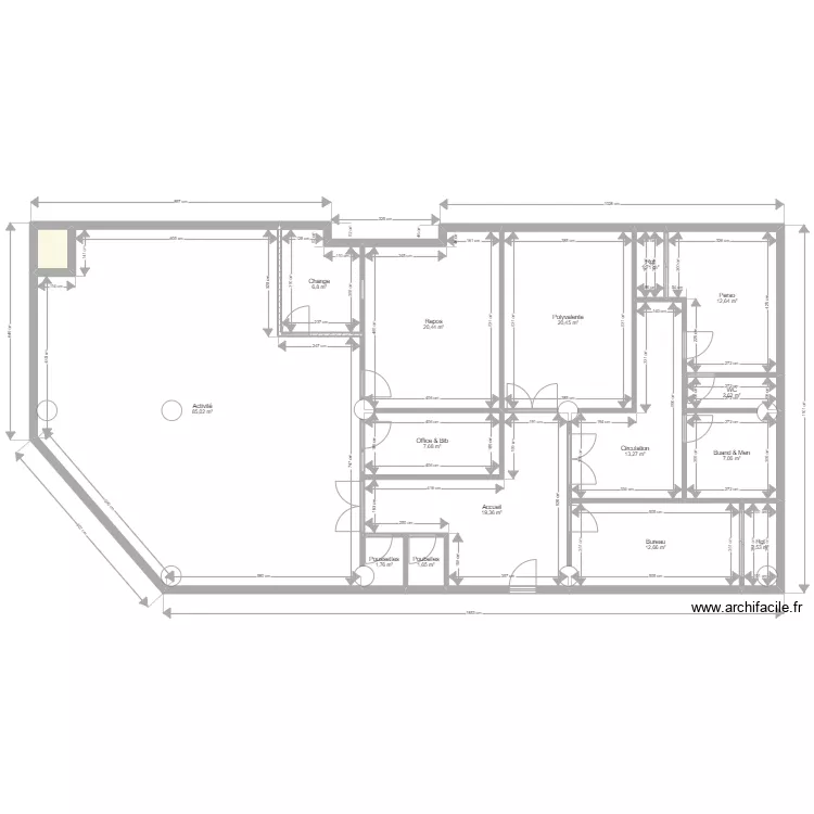Fontenay Projet (Existant Jordan) 14092022. Plan de 