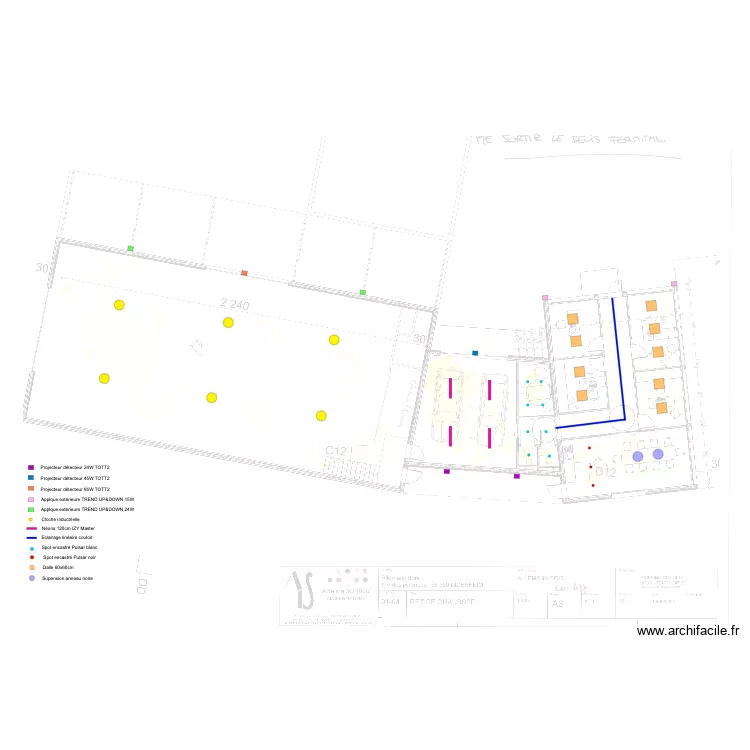 KOCH  Allemann bois. Plan de 