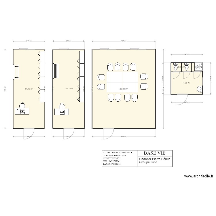 GROUPE LIVIO. Plan de 0 pièce et 0 m2