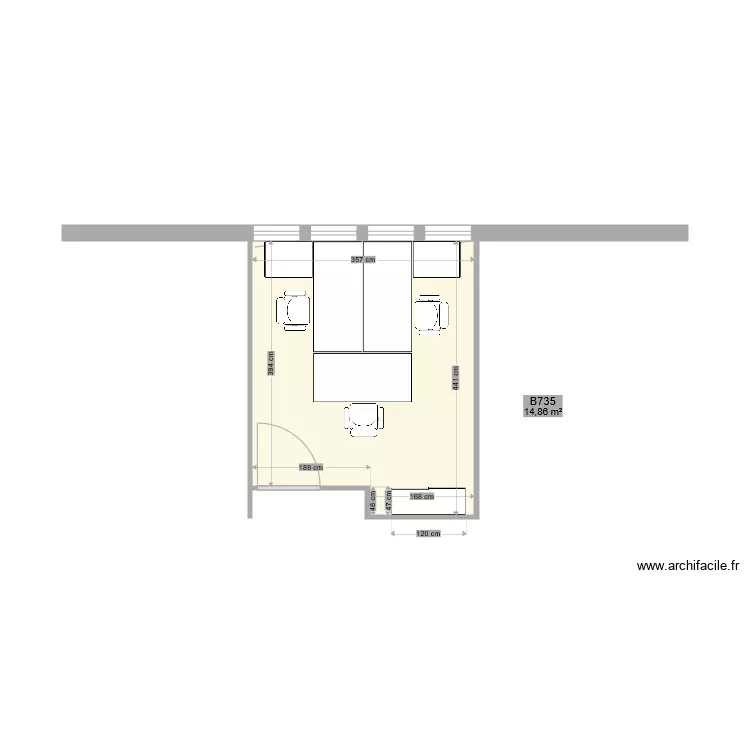 Bureau 735. Plan de Bureau 735. Plan de
