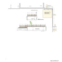 Dessins Plus Clôture mitoyenne côté abri de jardin