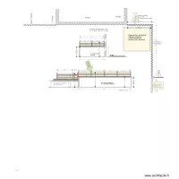 Dessins Plus Cl&ocirc;ture mitoyenne c&ocirc;t&eacute; abri de jardin