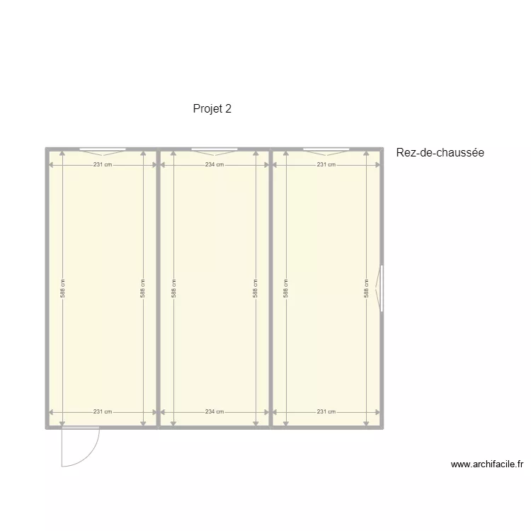 Projet 1 30/08 LP rez. Plan de 