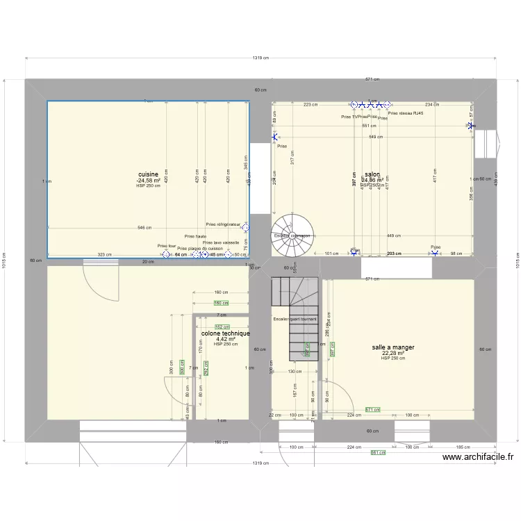 PROJET LACAUNE RDC gabi1 ELEC. Plan de 