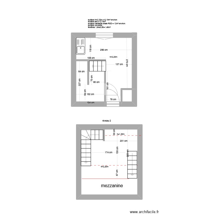 20 Jean Jaurès Etage 2 porte 23. Plan de 0 pièce et 0 m2