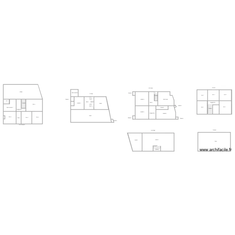 19 Thiers Rethel. Plan de 