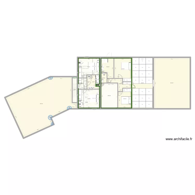 LD Bas Jarret Vougy Etage. Plan de 