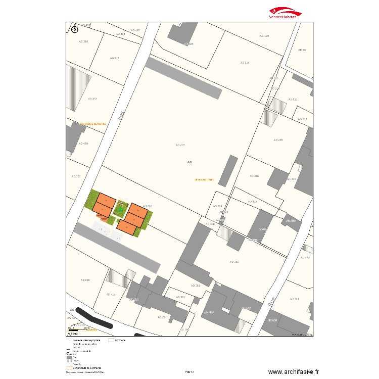 HI - Auchay sur Vendee hypothèse 5 T2. Plan de 0 pièce et 0 m2