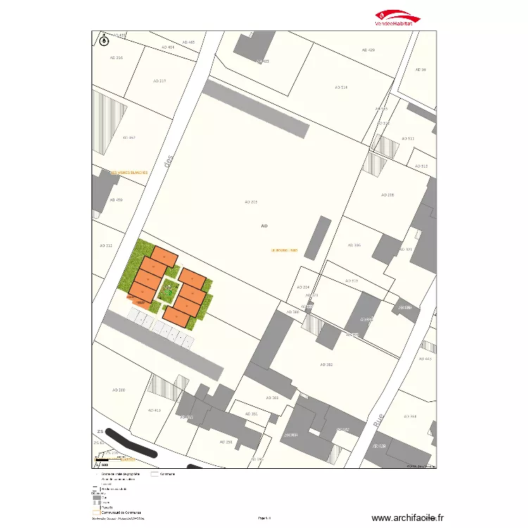 HI - Auchay sur Vendee hypothèse 5 T2. Plan de HI - Auchay sur Vendee hypothèse 5 T2. Plan de