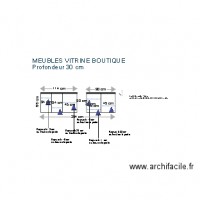 Meubles vitrine boutique V2