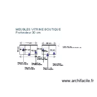 Meubles vitrine boutique V2