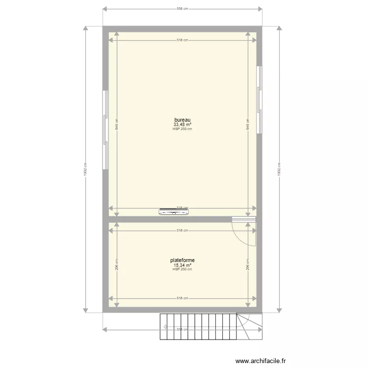 LOT 1 Etage2. Plan de 