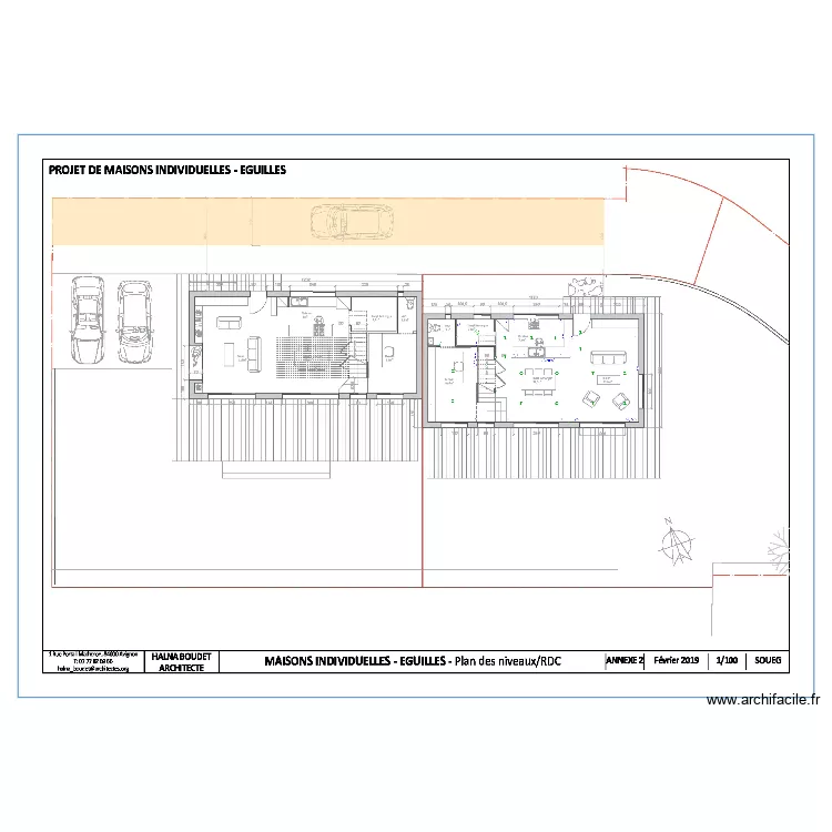 Maison Galante et Licht&eacute;. Plan de 