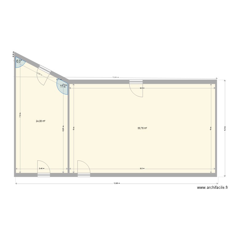 1er REBAIS au depart. Plan de 0 pièce et 0 m2