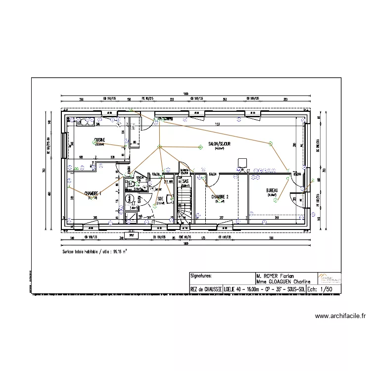 ROYER RDC ELEC. Plan de 