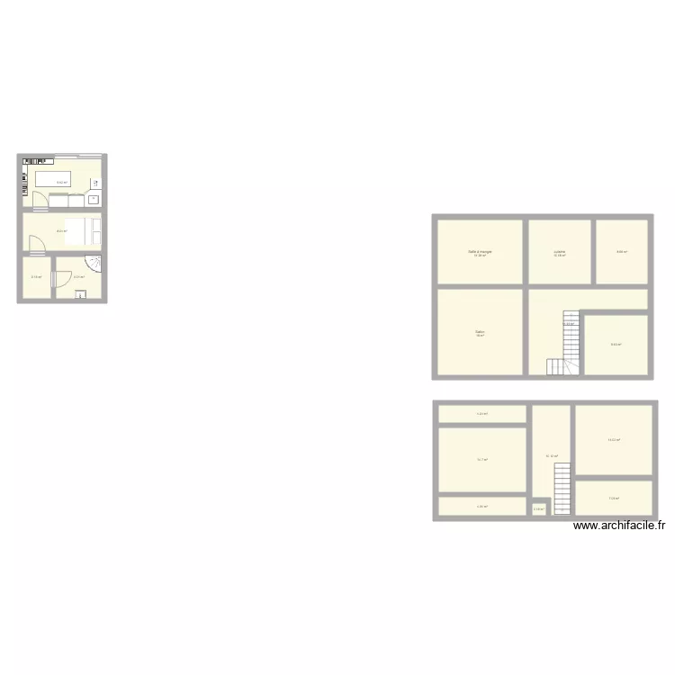 maison reno bas. Plan de 