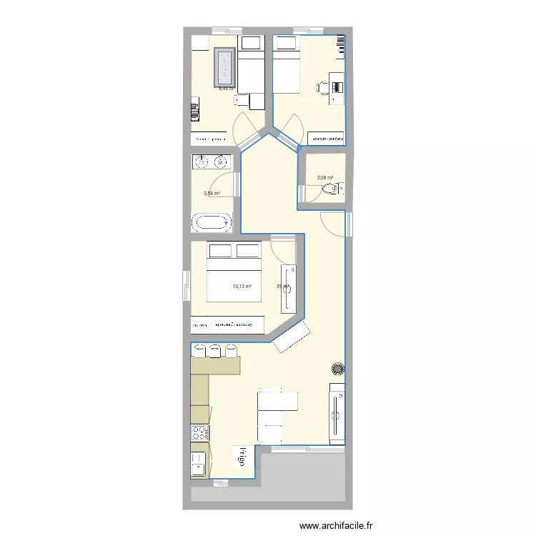 New apprt 1. Plan de 