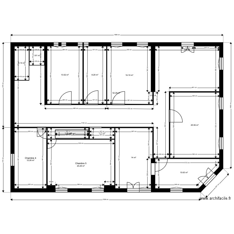 Davies EL. Plan de 0 pièce et 0 m2