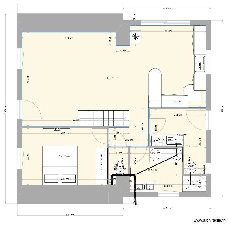 seb. Plan de 0 pièce et 0 m2