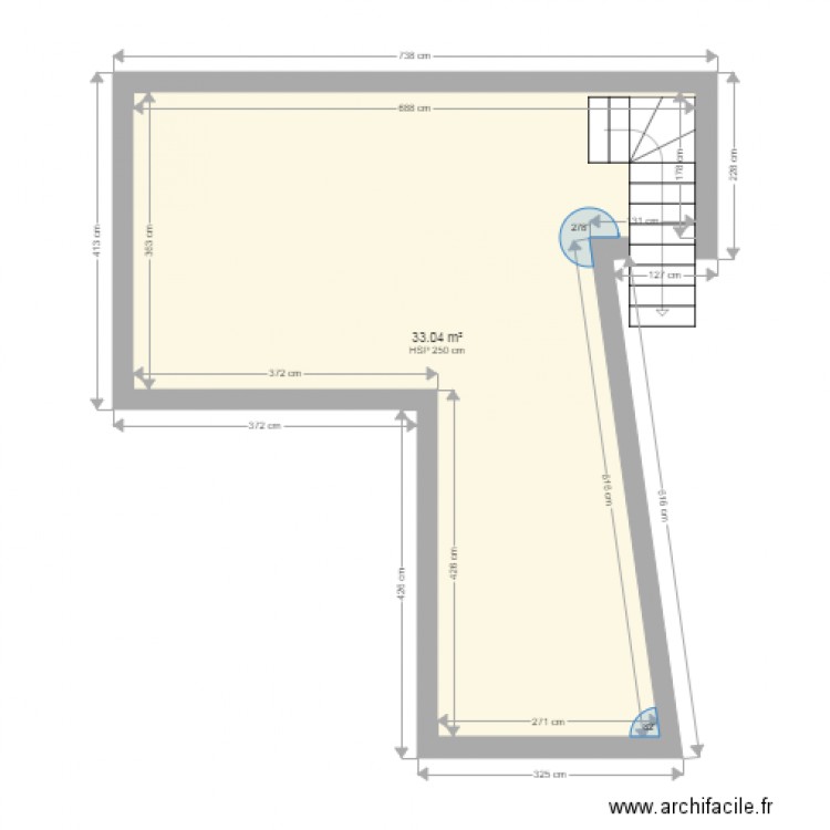 sous sol daniel. Plan de 0 pièce et 0 m2