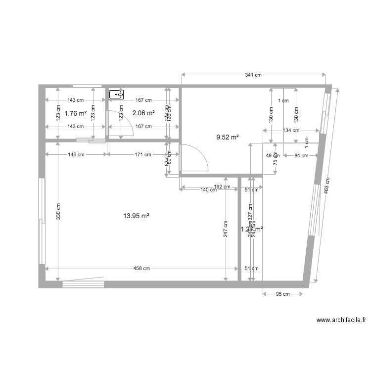 extension 10. Plan de 0 pièce et 0 m2