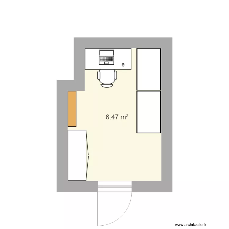 Draps 1er c&ocirc;t&eacute; Annemasse. Plan de 