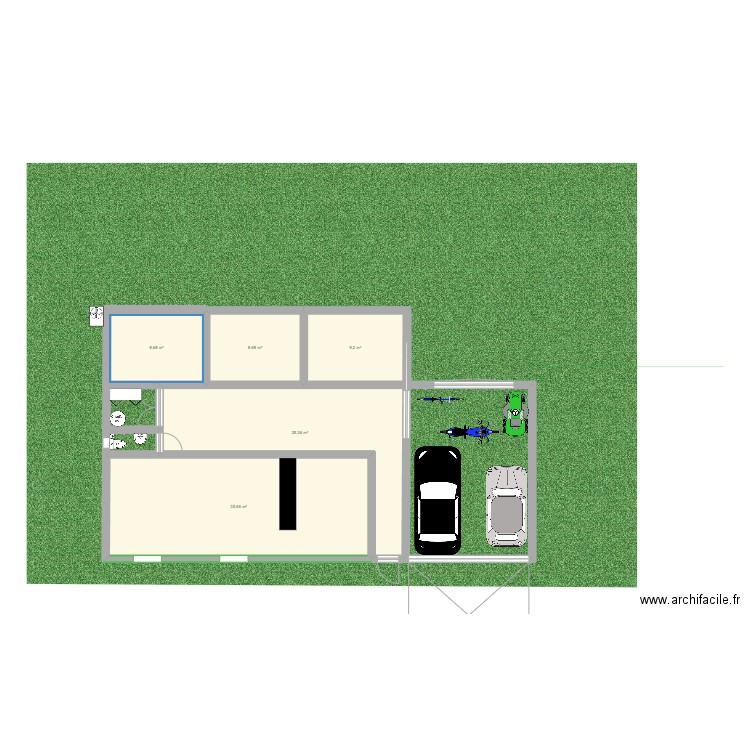 future maison . Plan de 0 pièce et 0 m2