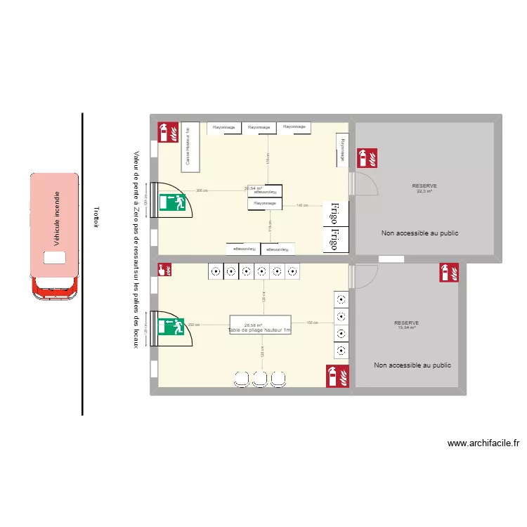 Laverie Nogent SSI. Plan de Laverie Nogent SSI. Plan de