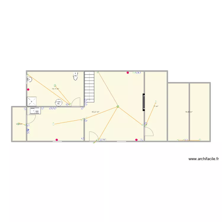 CHEVALIER Rdc. Plan de 